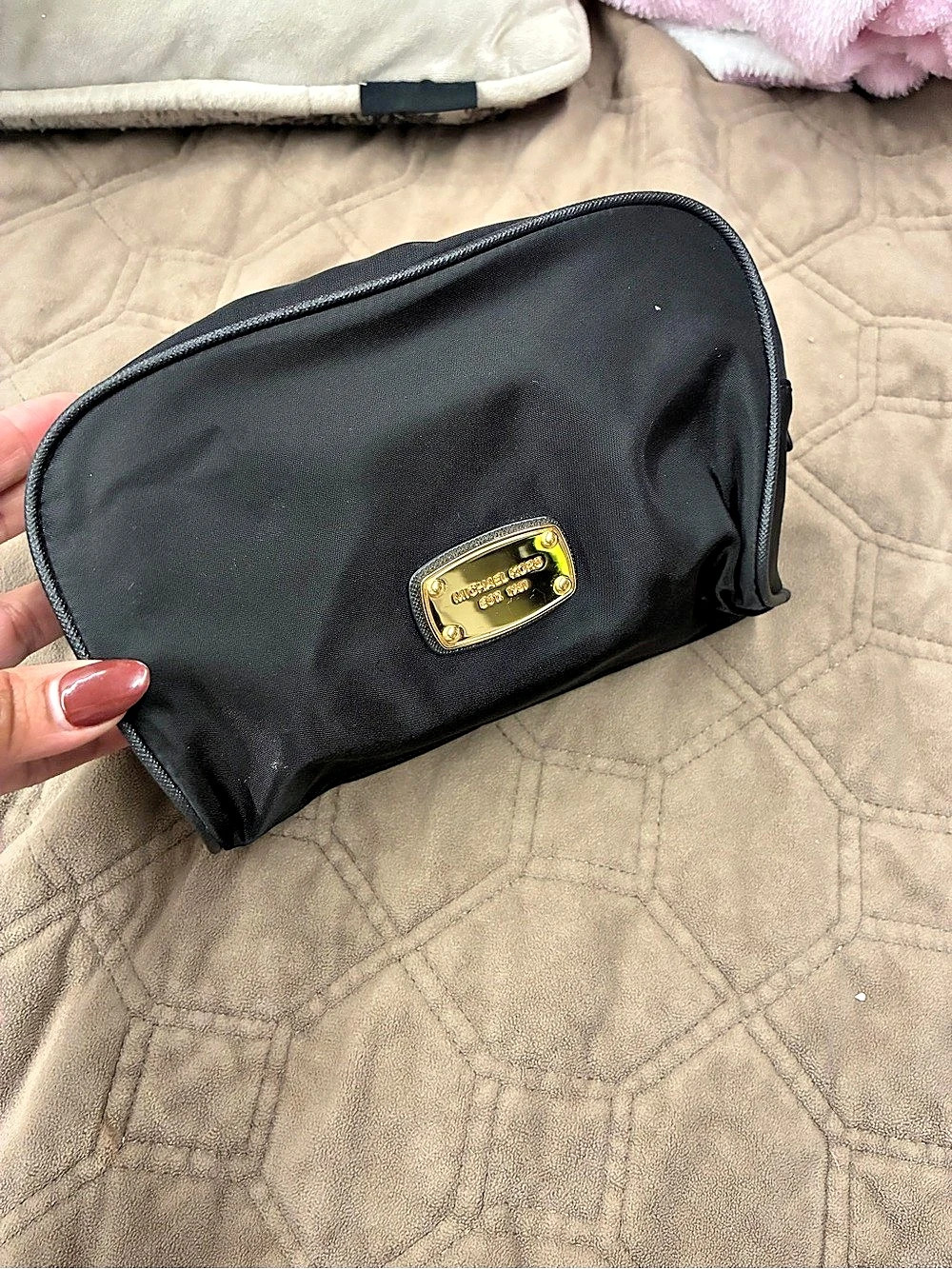 Michael Kors Black Cosmetic Pouch